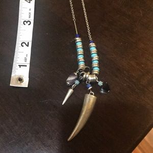Faux Shark Tooth Necklace